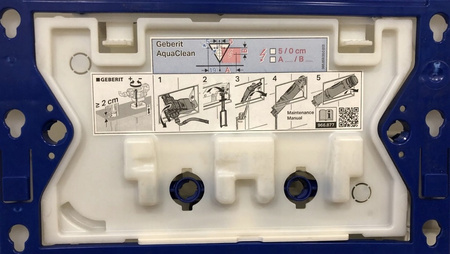 Geberit przycisk Sigma 30 stal czarny/chrom/czarny do UP320 115.883.KM.1