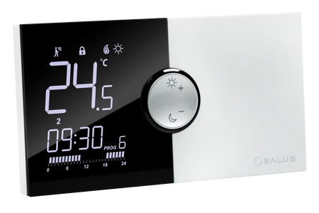Salus bezprzewodowy, natynkowy, tygodniowy regulator 091PRORF
