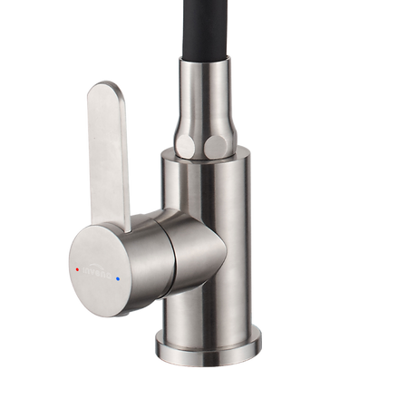 Invena bateria kuchenna Dalis, inox/czarny BZ-64-043-L
