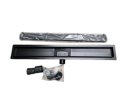 WYPRZEDAŻ: Schlosser odpływ liniowy PLATINUM 700, czarny mat 606500002.RAL90051