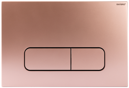 Zestaw stelaż podtynkowy Geberit UP320 do WC z przyciskiem Mocha rose gold + miska WC Sofi Slim z deską Lavita S205