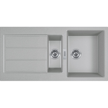 Franke zlewozmywak półtorakomorowy Sirius 2.0 S2D 651-100 kamienny szary tectonite 143.0618.682