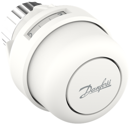 Danfoss głowica Aero™ zabezpieczona przed manipulacją do zaworów Danfoss RA 015G4540