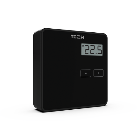 Tech sterownik ST-294V2 pokojowy bezprzewodowy dwustanowy czarny ST294V2BK