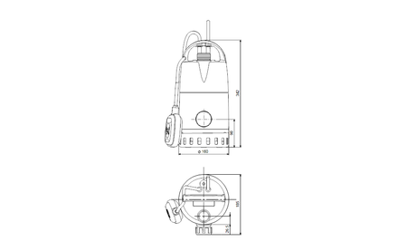  Grundfos pompa Unilift CC 9 A1 1x230V z pływakiem kabel 10 m 96280970