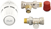 Danfoss zestaw prosty z głowicą Regus®, zawór RA-N i odcinający RLV-S 015G5304