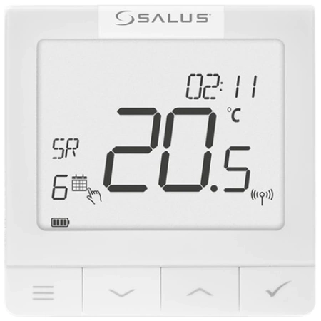 Salus bezprzewodowy, natynkowy regulator tygodniowy z wbudowanym akumulatorem, OpenTherm WQ610RF