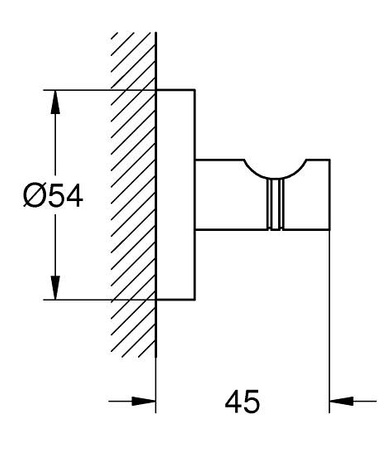 Grohe haczyk na płaszcz kąpielowy Essentials, brushed warm sunset 40364DL1