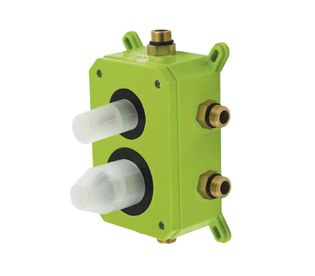 Ferro zestaw podtynkowy box 2-funkcyjny z baterią natryskową ALGEO SQUARE, chrom BAQ7P2BOX