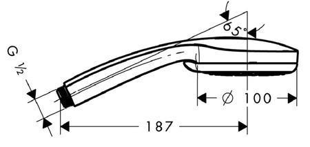 Hansgrohe główka prysznicowa Croma 28535000