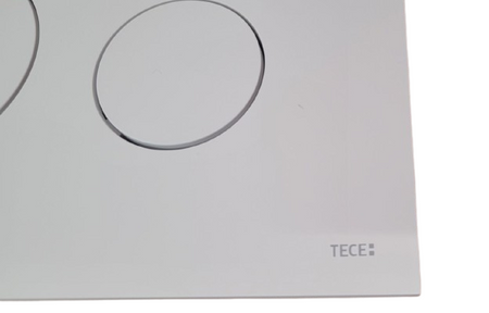 WYPRZEDAŻ: Tece TECEloop - przycisk spłukujący do WC z tworzywa, biały matowy 9240926