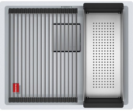 Franke zlewozmywak jednokomorowy Fragranite Kanon KNG 110-52, biały polarny 125.0528.614