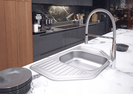 Ferro bateria zlewozmywakowa stojąca SONATA, chrom BNA4