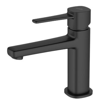 Invena bateria umywalkowa Glamour, czarny BU-02-004-V