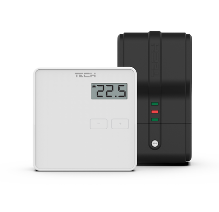 Tech sterownik ST-294V2 pokojowy bezprzewodowy dwustanowy biały ST294V2WH