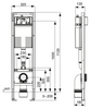 Tece stelaż WC ze spłuczką Base 320, 112cm TECEbase 9400440