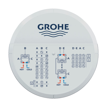 Grohe uniwersalny element podtynkowy Rapido Smartbox 1/2" 35604000