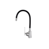 Invena bateria kuchenna z systemem Eco Start Ligaria, chrom/czarny BZ-39-008-L