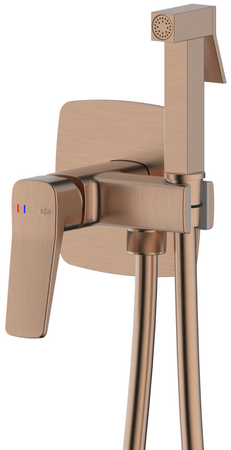 KFA bateria bidetowa podtynkowa Malaga, brushed rose gold PVD 4529-512-34