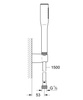Grohe zestaw prysznicowy Euphoria Cosmopolitan Stick, chrom 27369000