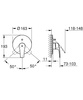Grohe jednouchwytowa bateria wannowa Eurosmart czarny mat 194502433