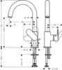 Hansgrohe bateria umywalkowa Vernis Blend 200, chrom 71554000