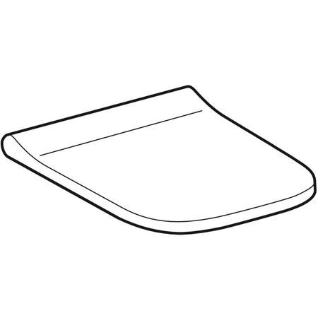 Geberit deska sedesowa Smyle Square, slim 500.238.01.1