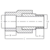 Detal-met mufa PP GZ 40x1" MGZ40X1