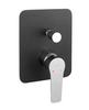 Ferro bateria natryskowa podtynkowa 2-funkcyjna ADORE BLACK/CHROME, czarny/chrom BDR7PBLC