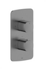 KFA bateria natryskowa termostatyczna, podtynkowa Malaga, gun metal grey PVD 5759-001-61