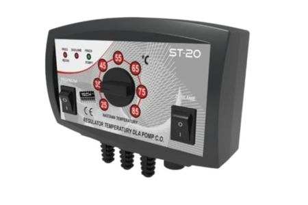 Tech sterownik ST-20 do pompy CO, czarny ST20BK