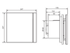 Venture wentylator łazienkowy Silent 300CHZ DESIGN-3C 230V, 50HZ 40021352
