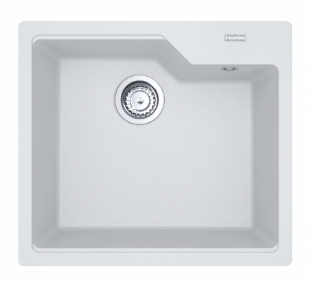Franke zlewozmywak jednokomorowy wbudowywany Fragranite Urban UBG 610-50, biały polarny 114.0687.258
