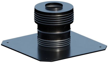 Ricom płyta dachowa stalowa DN 80 z zasysem ZB80SCHA-ST