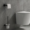 Omnires uchwyt na papier toaletowy MODERN PROJECT czarny mat MP60510BL