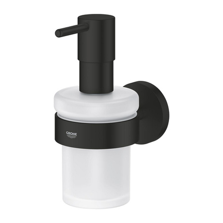 Grohe dozownik do mydła z uchwytem Essentials czarny mat 1022572430