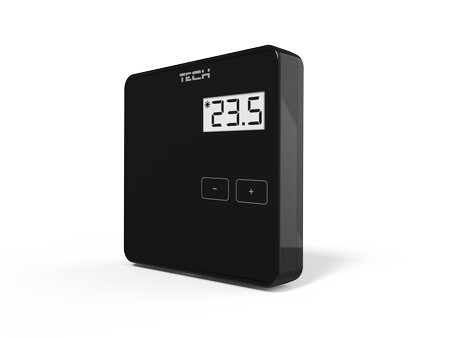 Tech przewodowy regulator pokojowy dwustanowy do listwy L-9 R-9b czarny STR9BBK