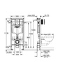 Grohe zestaw Rapid SL 5w1 ze stelażem podtynkowym do WC 113cm 38827000