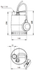 Grundfos pompa KP 150-A1, kabel 10 m 011H1800