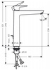 Hansgrohe jednouchwytowa bateria umywalkowa Talis E 240 z kompletem odpływowym, DN18 71716670