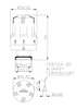 Invena głowica termostatyczna mini M30X1.5 PROV, biała CD-72-015-X