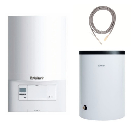 Vaillant pakiet kocioł gazowy jednofunkcyjny wiszący VC ecoTEC pro 186 + zasobnik VIH R 150/6 B + czujnik 0010021900-VIH150