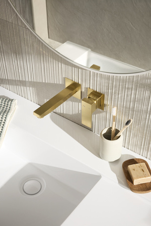 KFA bateria umywalkowa podtynkowa Logon, brushed light gold PVD 5139-810-39