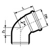 Magnaplast kolano HTB 50/30° 10810