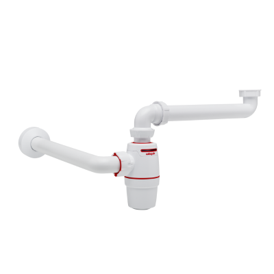 Wirquin syfon umywalkowy bez spustu NEO AIR oszczędzający przestrzeń 30724982 