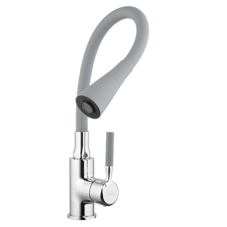 Invena bateria kuchenna Pogo szary/chrom BZ-80-L05