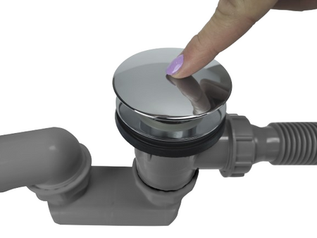 Instadrain syfon do wanny czyszczony od góry klik-klak, chrom 2645