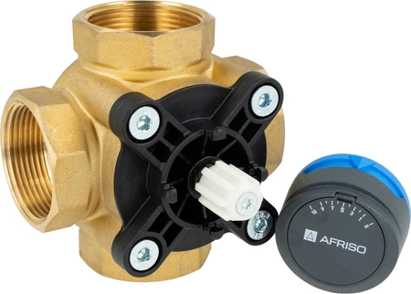 Afriso zawór mieszający 4-drogowy, obrotowy ARV 486 ProClick, DN40, Rp1 1/2", Kvs 24 1348620