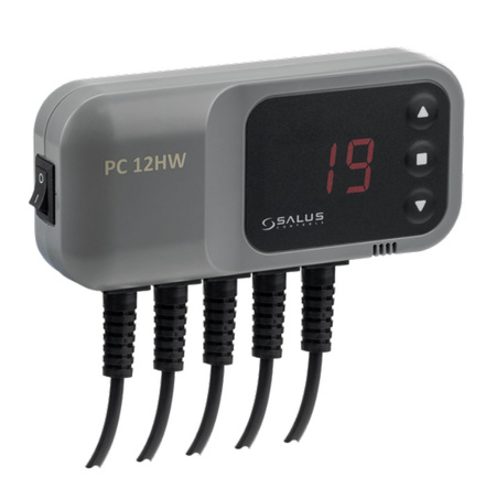Salus sterownik do pompy c.o. i pompy c.w.u. PC12HW