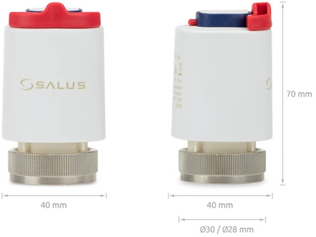 Salus siłownik termoelektryczny 230V - średnica M30 T30NC230VM30X1,5